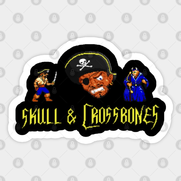 Skull and Crossbones Sticker by iloveamiga